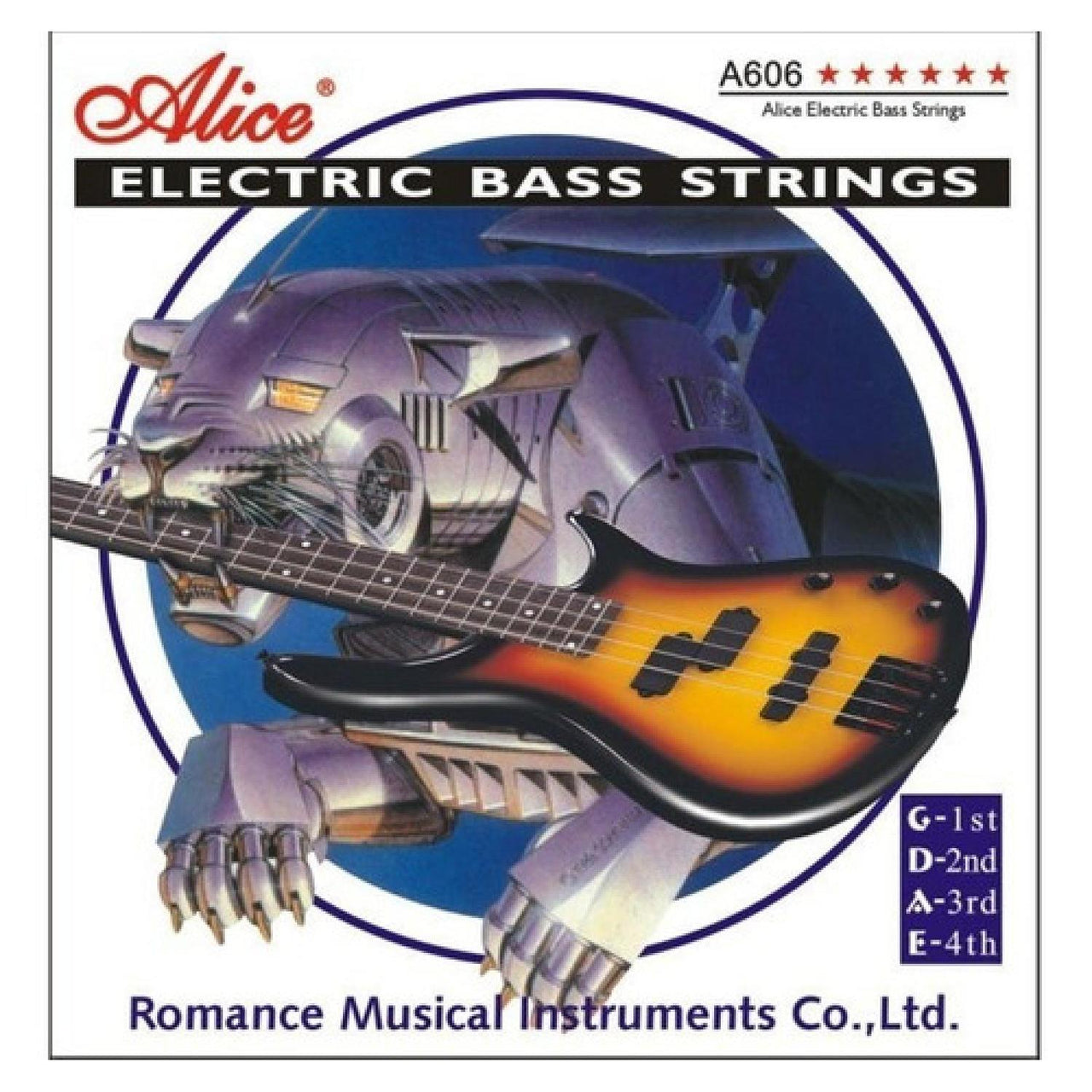 Encordadura Alice P/bajo Electrico 4 Cdas 45-105, A606-4m