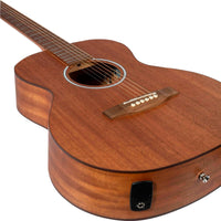 Thumbnail for Guitarra Electroacustica Bamboo Ga-38-maho-z-q Mahogany Zurda Con Funda