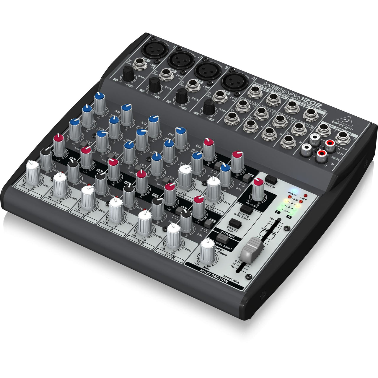 Mezcladora Behringer 12 Canales, Xenyx 1202