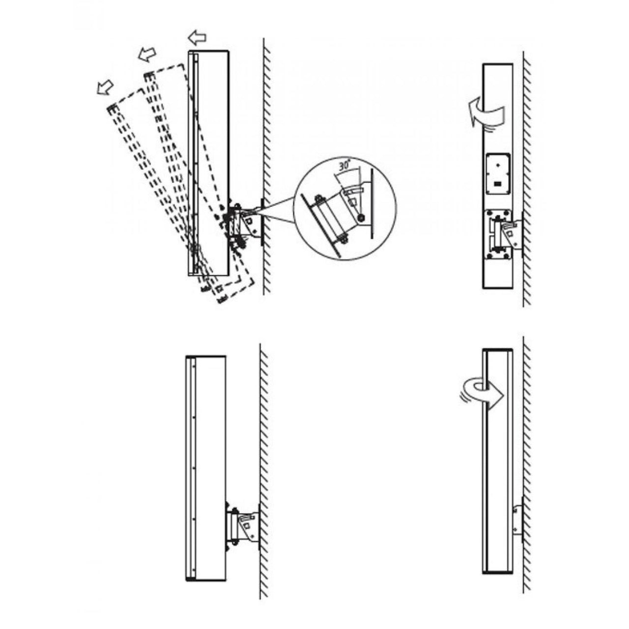 Bocina Para Montaje Qmc-l3x4, Columna