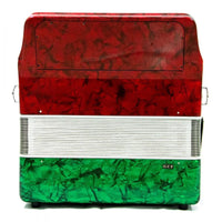 Thumbnail for Acordeon Farinelli 34 Botones 12 Bajos 3 Registros Bandera Sol 3412b