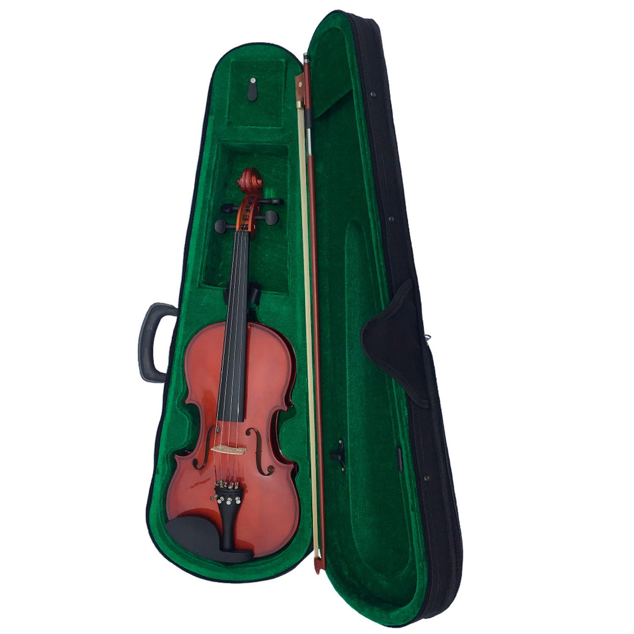 Violin Amadeus Cellini 4/4 Solid Spruce C/afinador Niquelado, Mv012w