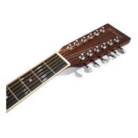 Thumbnail for Guitarra Texana Electroacustica Segovia 12 Cdas Natural, Sgc12nt