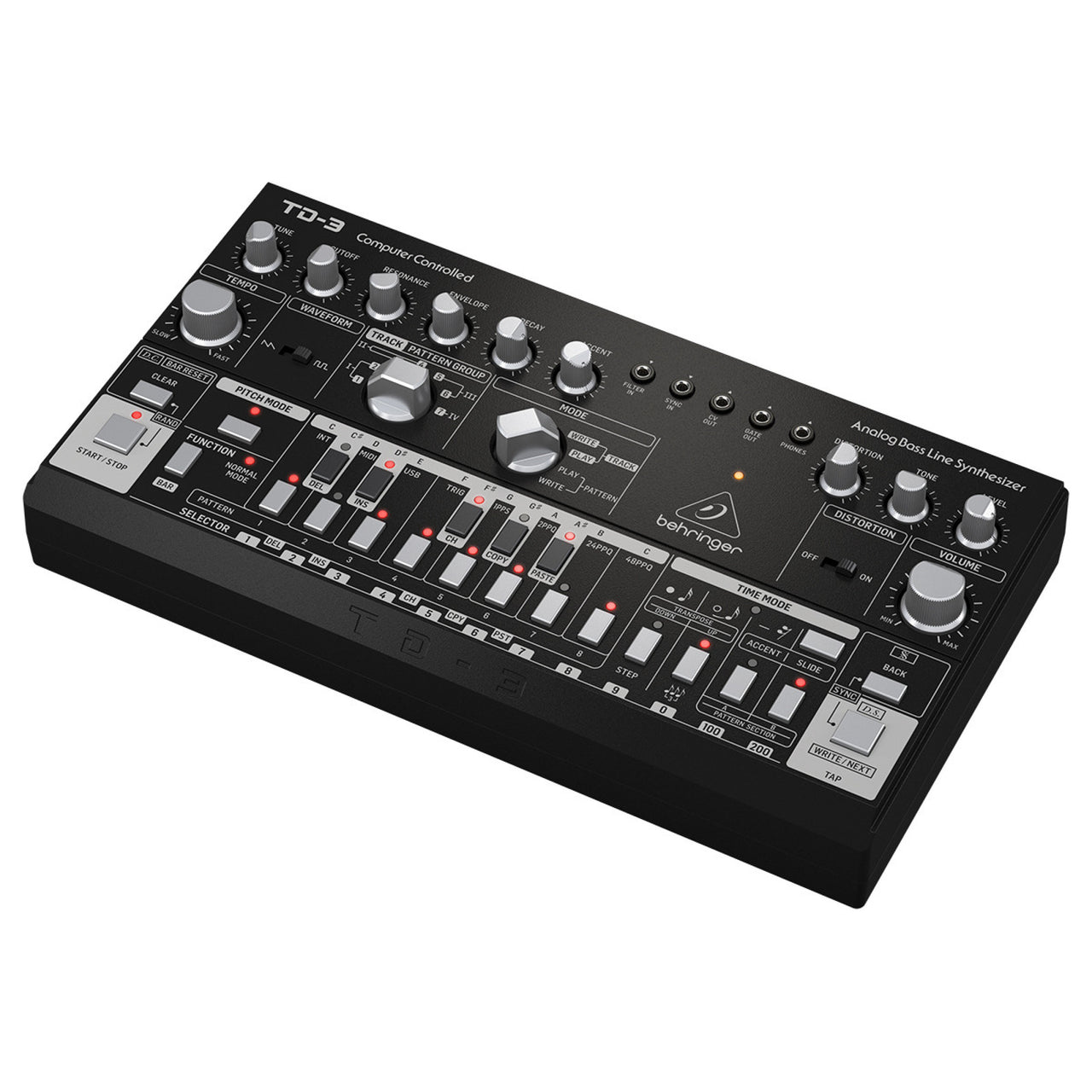 Sintetizador Behringer Td-3-bk Bass Line Análogo Secuenciador De 6 pasos
