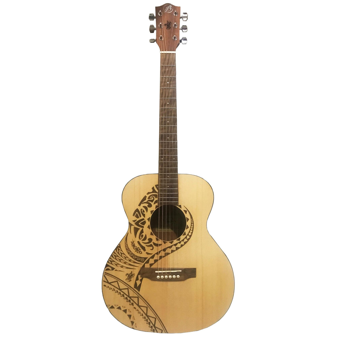 Guitarra Bamboo Ga-38-pacifica Acustica 38 Pulgadas Con Funda