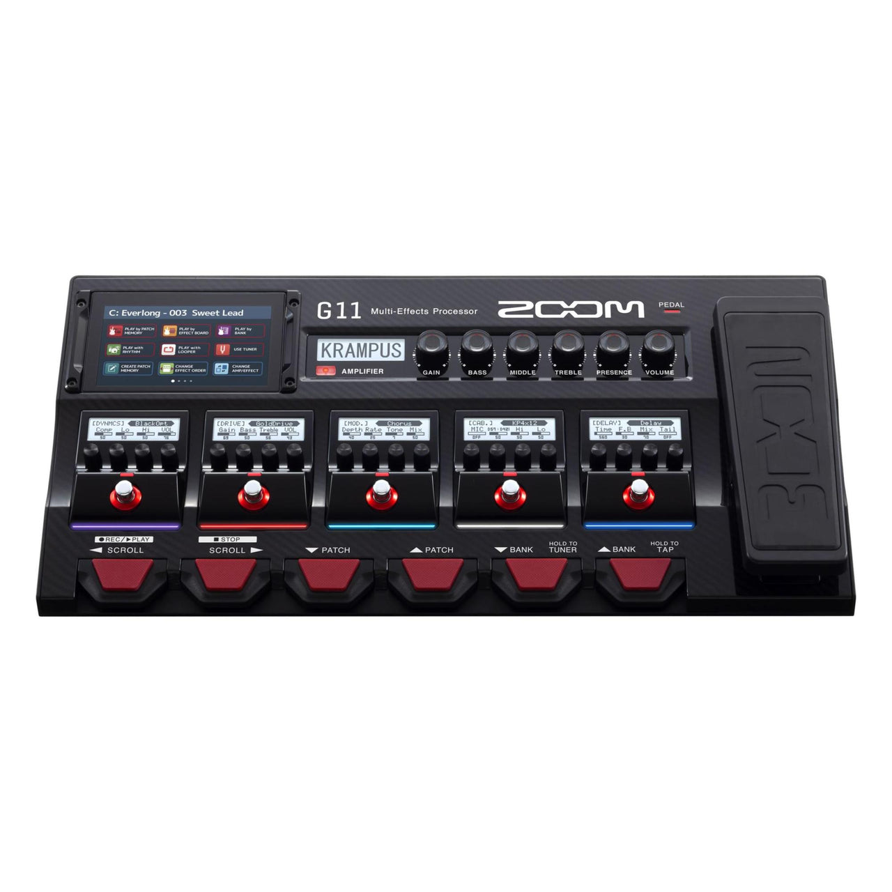 Pedalera Zoom Zg11 Procesador De Efectos Para Guitarra