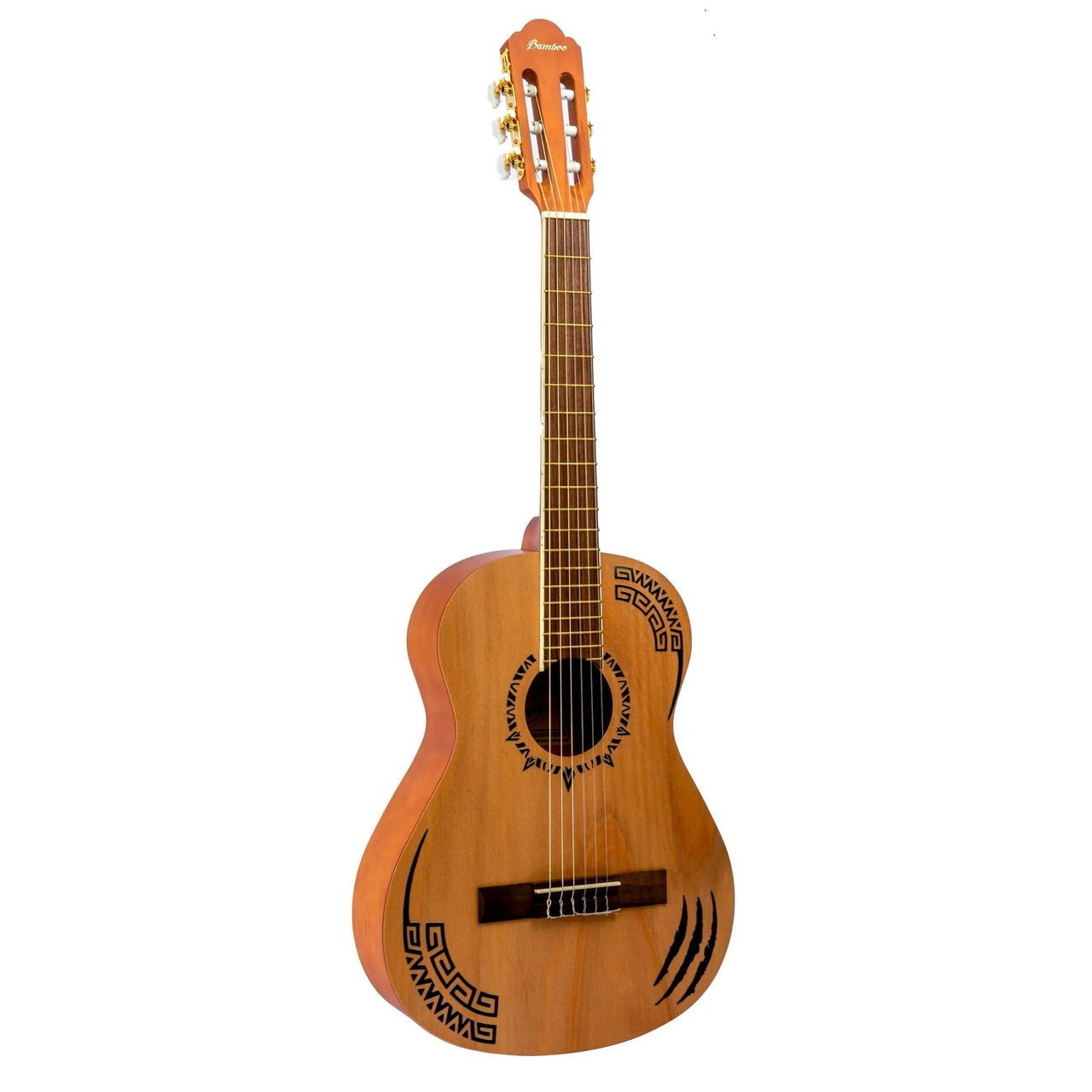 Guitarra Acustica Bamboo Gc-36-feline Con Funda 36 Pulgadas