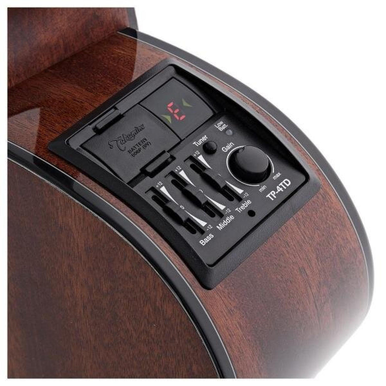 Guitarra Electroacustica Takamine 6 Cuerdas Natural Folk, Gf30ce Nat