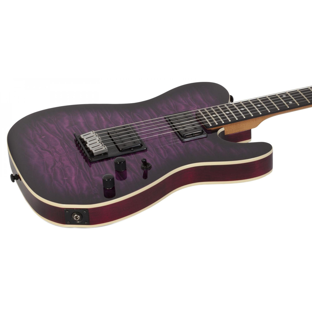 Guitarra Electrica Schecter Pt Pro-ebony Purpura