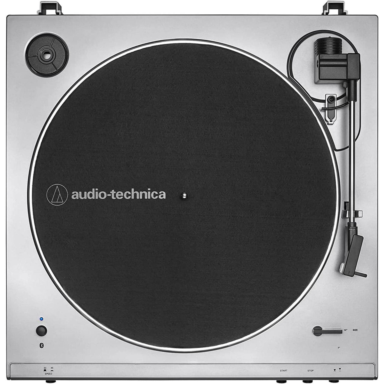 Tornamesa Audiotechnica Inalambrica C/bluetooth Silver, At-lp60xbt-sv