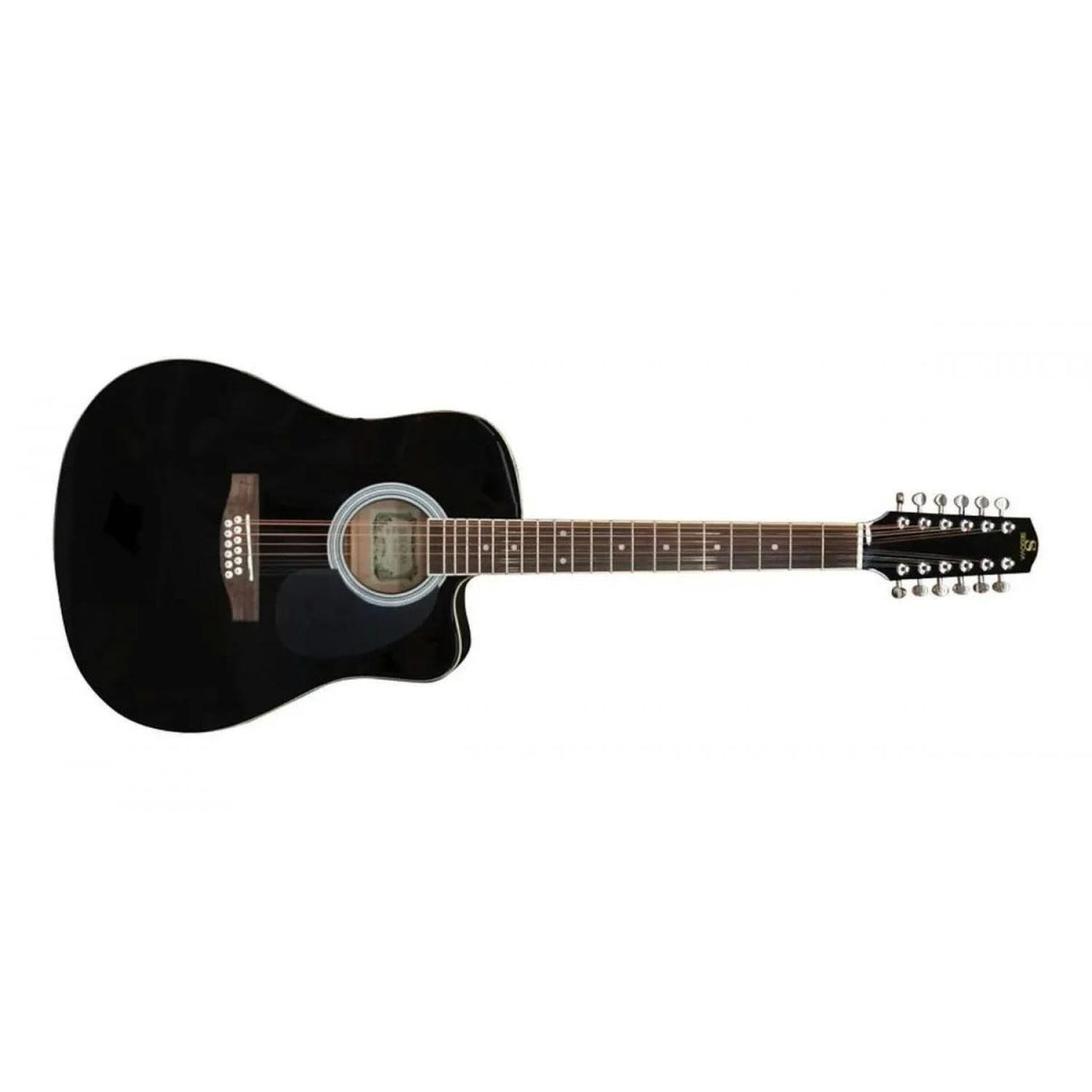 Guitarra electroacustica Segovia SGD20EC 12 cuerdas Docerola