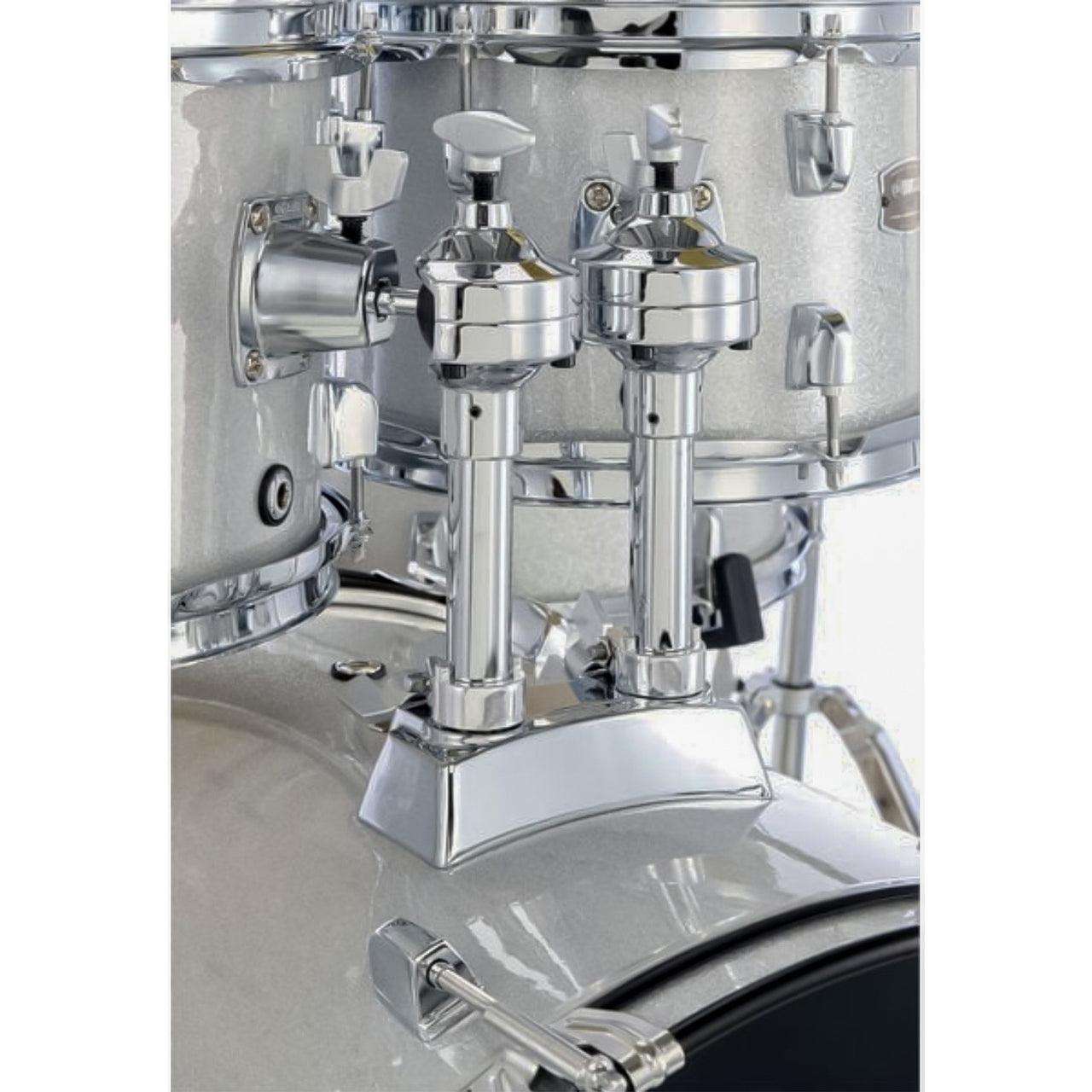 Bateria Acustica Yamaha Rydeen Rdp2f5slguset Silver Glitter 3 Platillos 3 Stands