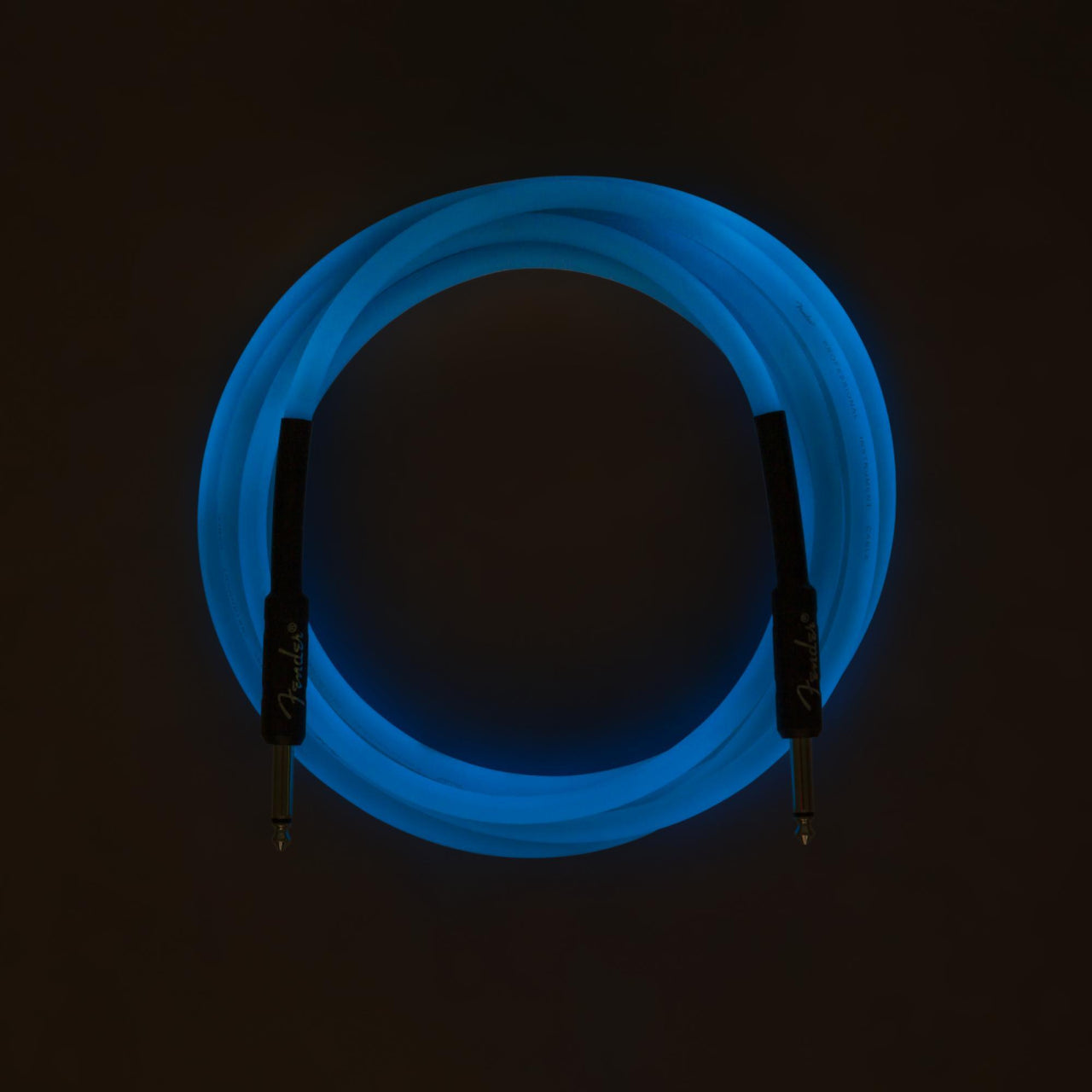 Cable Fender Para Guitarra Glow In Dark Cbl Blue 3 Metros Instrumento 0990810108