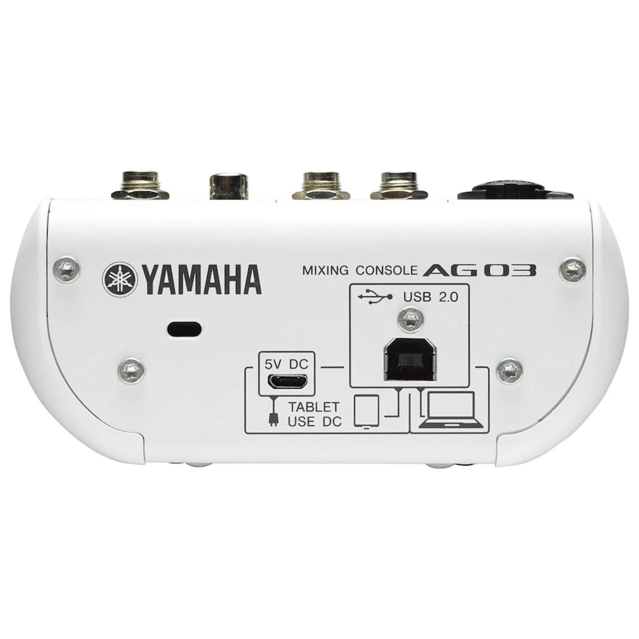 Mezcladora Yamaha 3 Can. C/Efectos Y Conexion Usb, Ag03
