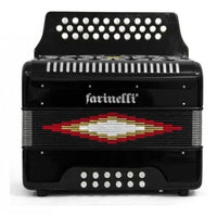 Thumbnail for Acordeon Farinelli Premium Botones Bea Negro 3012sin
