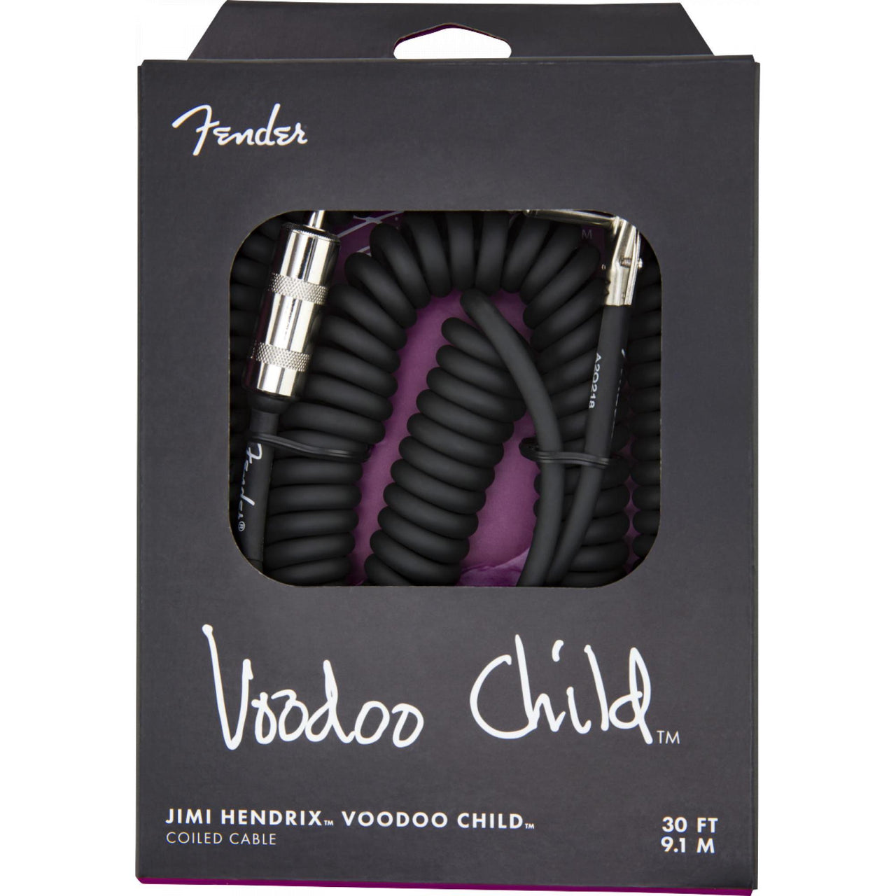 Cable Fender P/guitarra 9 Mts Jh Voodoo Child Blk, 0990823003