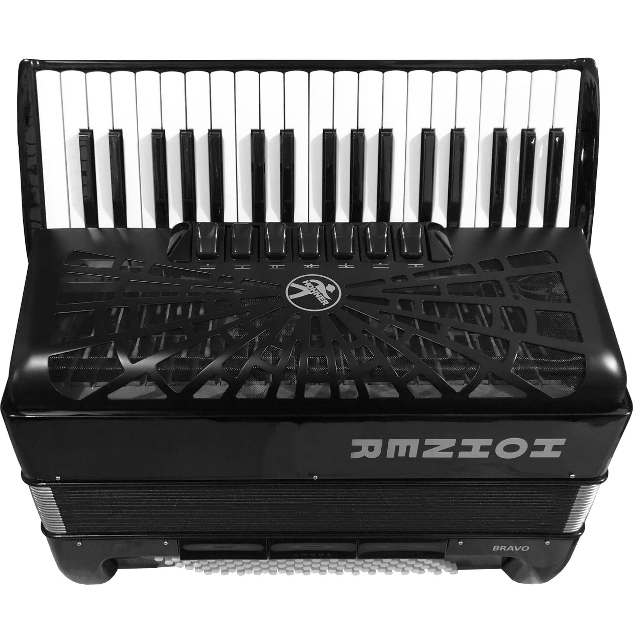Acordeon Hohner De Teclas Bravo Ii 60 Bajos, Rojo C/Funda, A16972s Mina