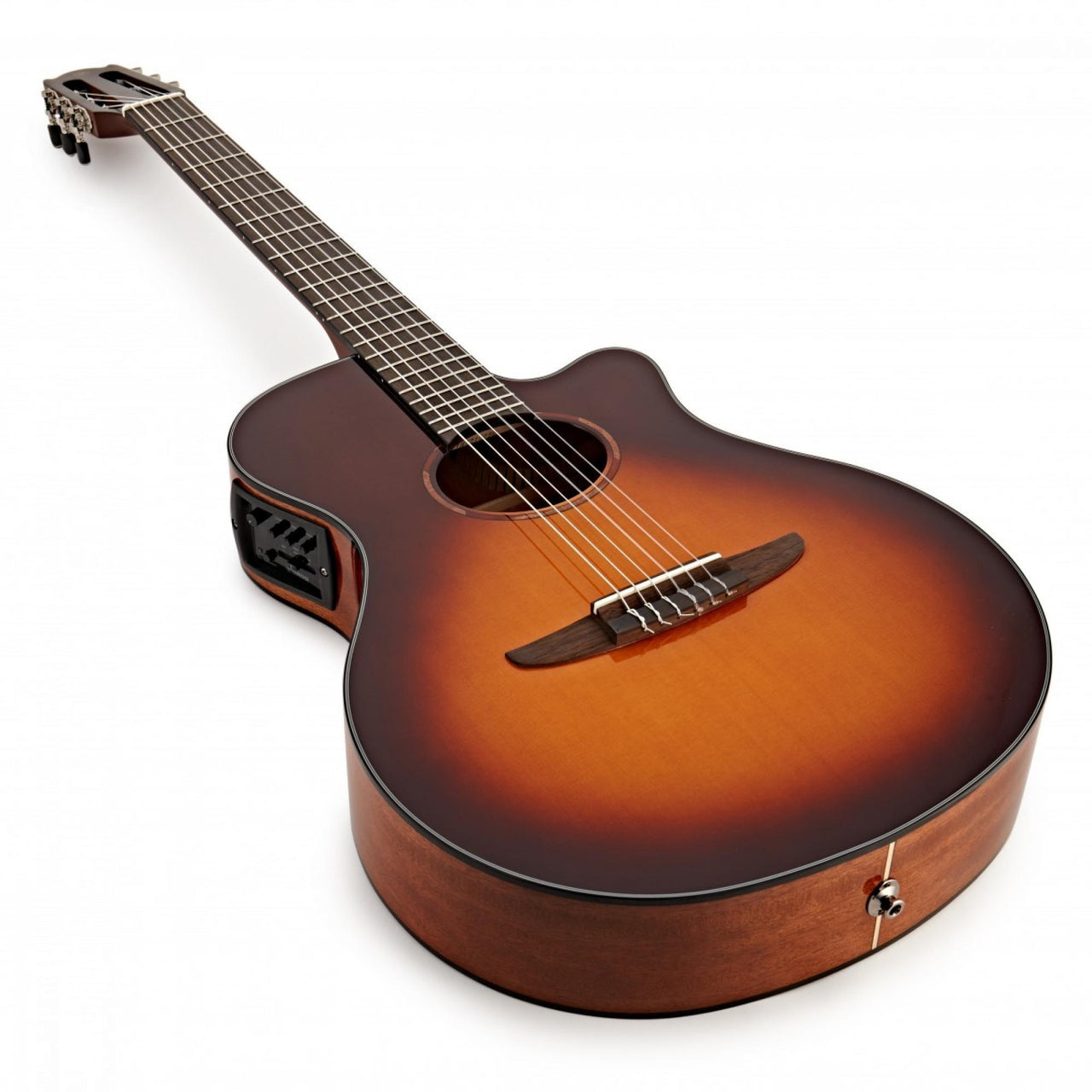 Guitarra Electroacustica Yamaha Cuerdas Nylon Brown Sunburst, Ntx1bs