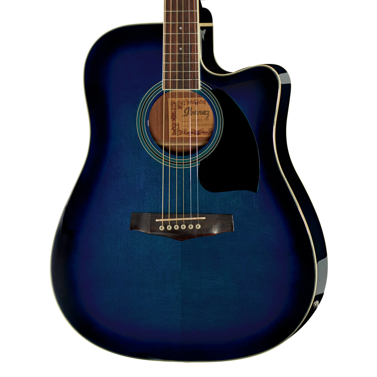 Guitarra Electroacustica Ibañez Sombreada, Pf15ece-tbs