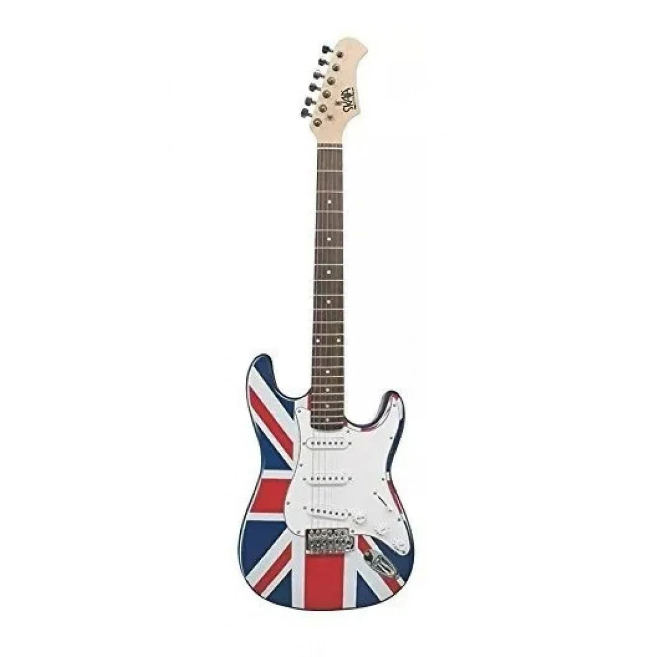 Guitarra Electrica Alien Bandera Reino Unido Paquete Con Accesorios 101-rockgenerat-uk