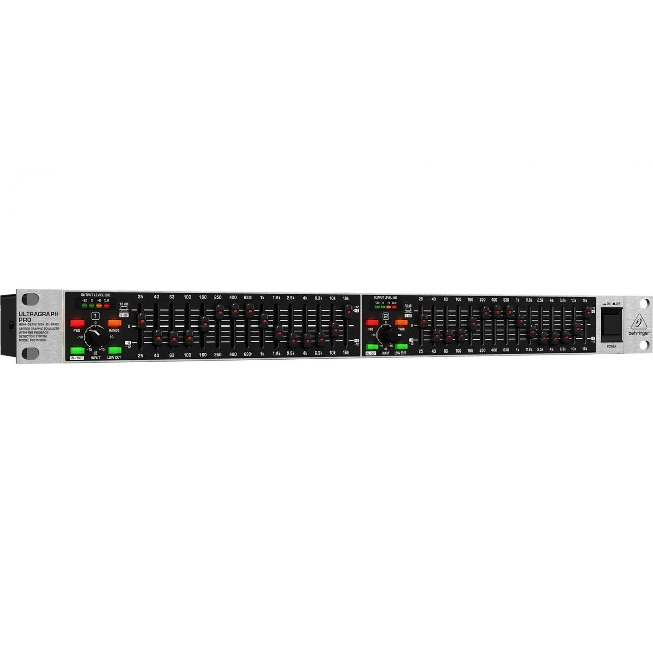 Ecualizador behringer fbq1502hd estéreo ultragraph pro