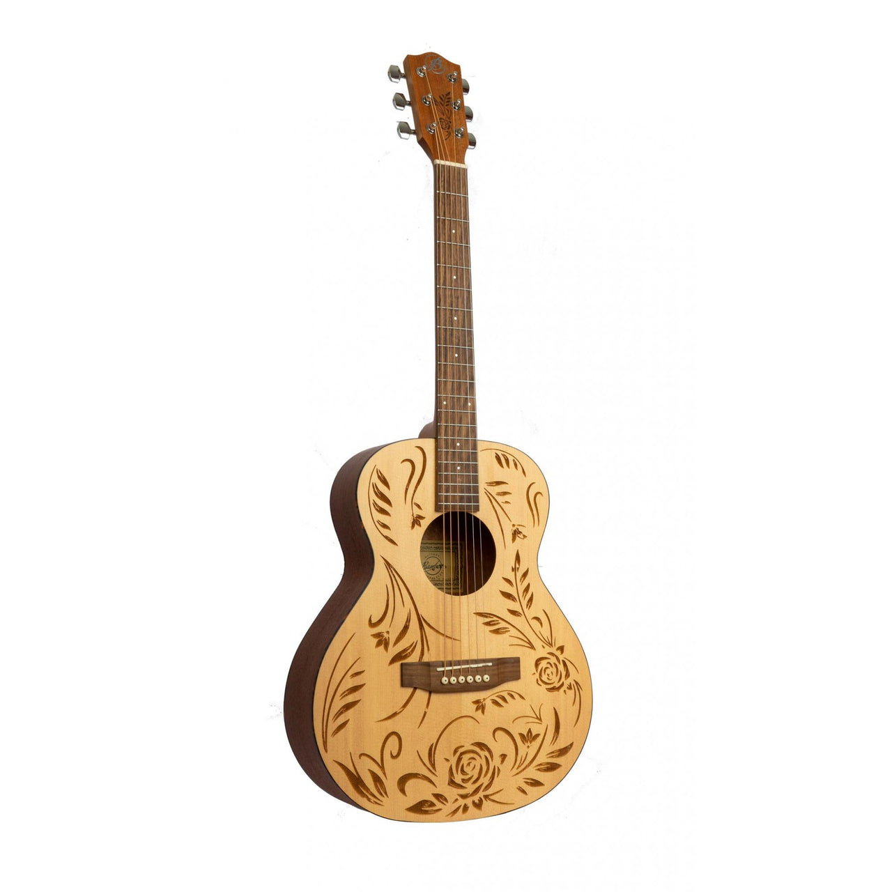 Guitarra Acustica Bamboo 38" C/funda, Ga-38-rock&roses