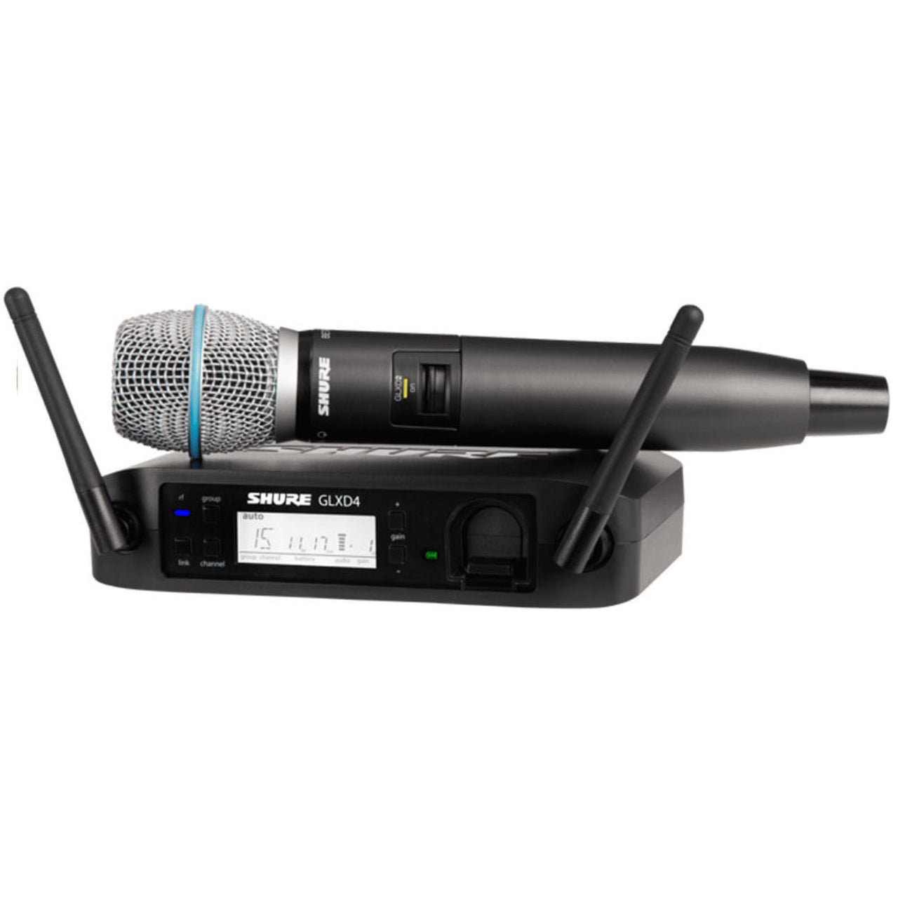Microfono Shure Inalambrico De Mano Cap. Beta 87a, Glxd24/b87a-z2
