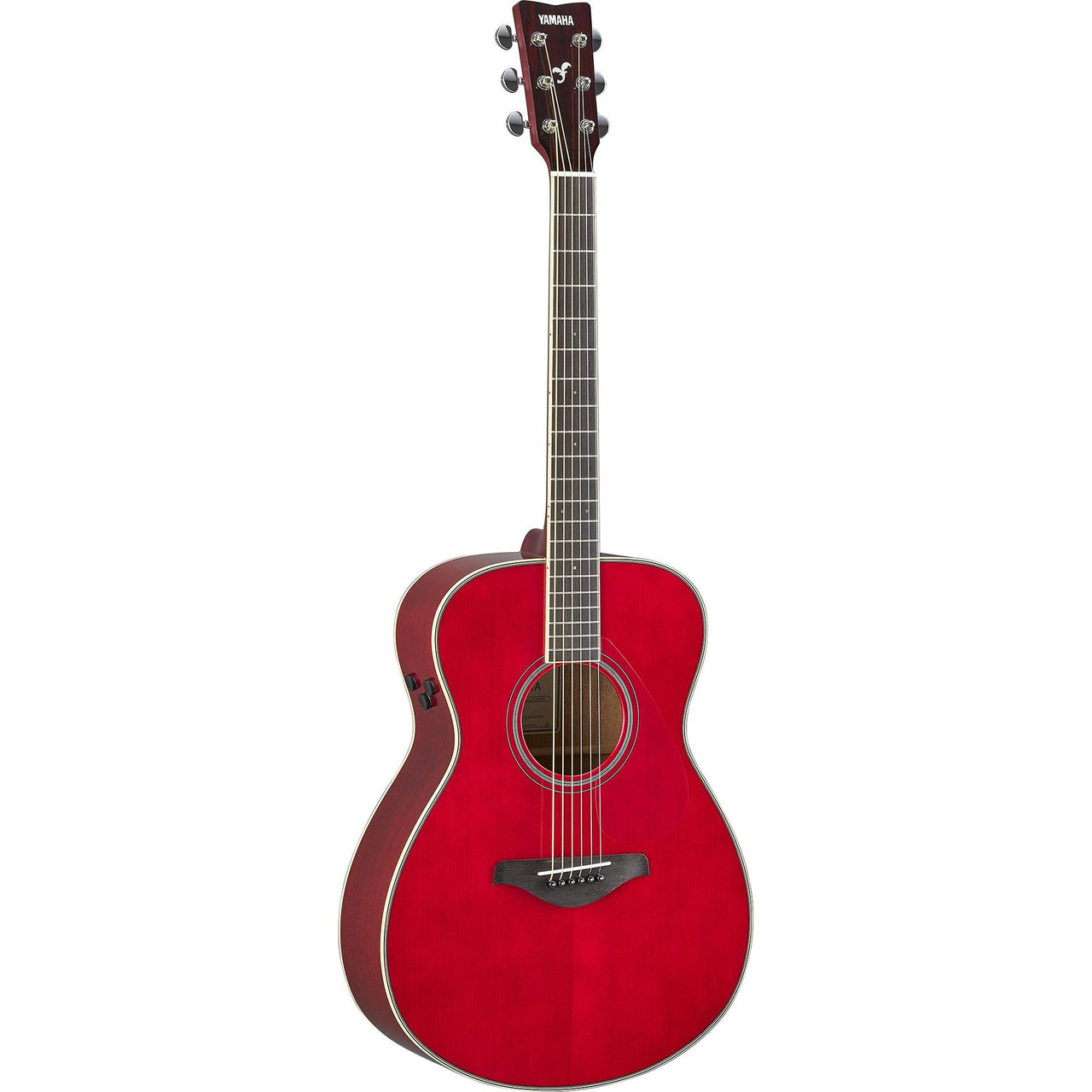 Guitarra Electroacustica Yamaha Transacoustic Ruby Red, Fsta