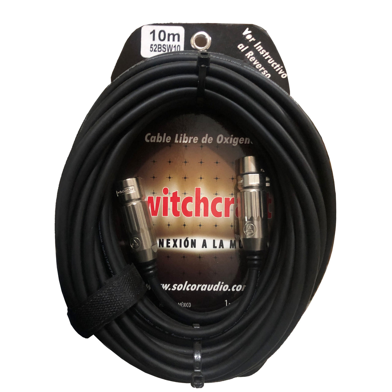 Cable Switchcraft P/Microfono Baja 10mts. 52bsw10