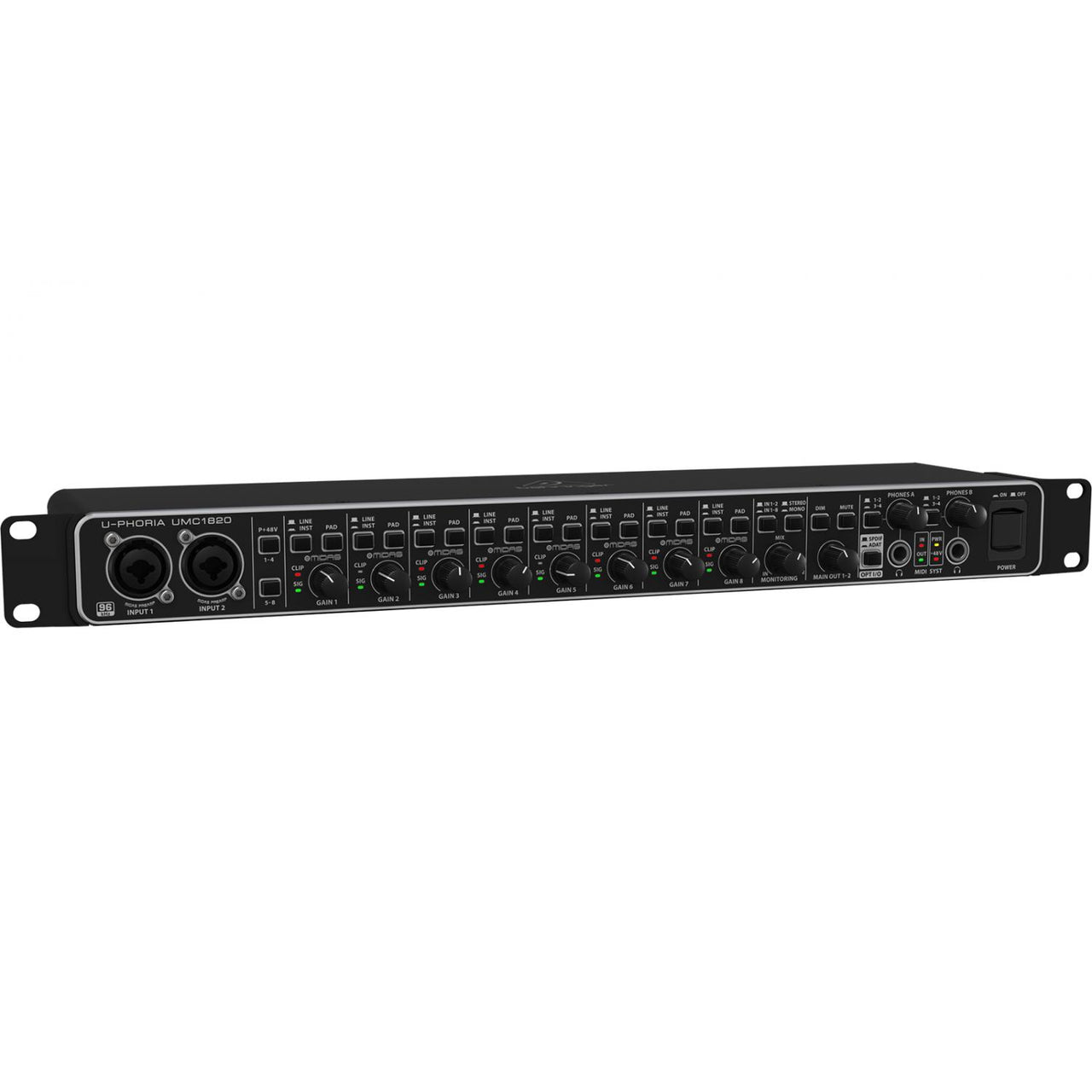 Interface De Audio Behringer Umc1820 Interfaz De Sonido Usb