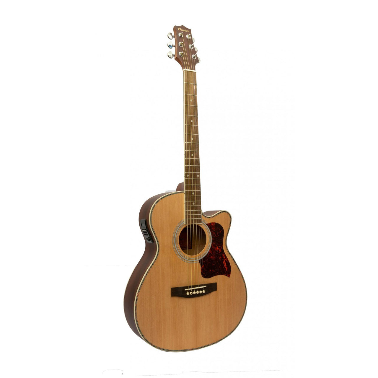 Guitarra Bamboo Ga-4021-na-q Electroacustica Con Funda