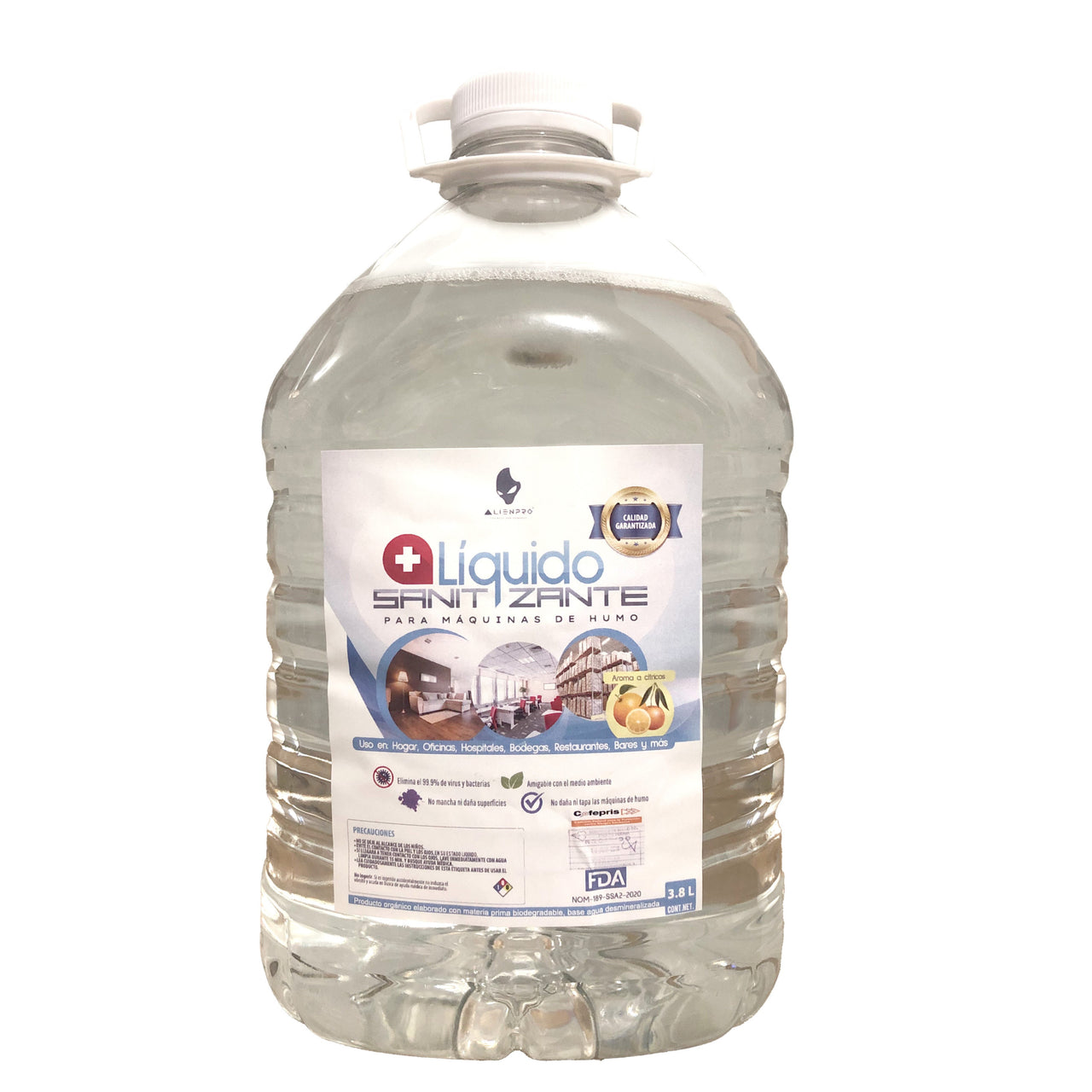 Liquido Alien Sanitizante 4lts, Liqsan3.8-cof