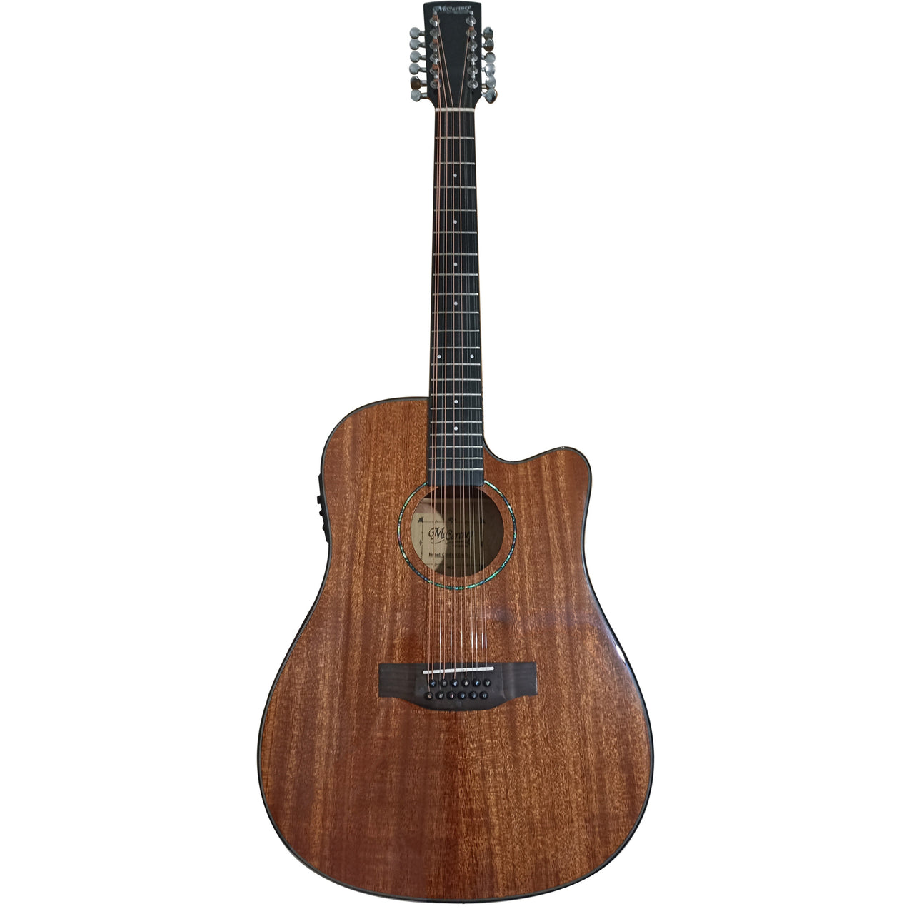 Guitarra Electroacustica Mc Cartney Cd-6012-mg 12 Cuerdas Marron Gloss