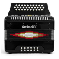 Thumbnail for Acordeon Farinelli 3012fan Diatonico Fa Negro
