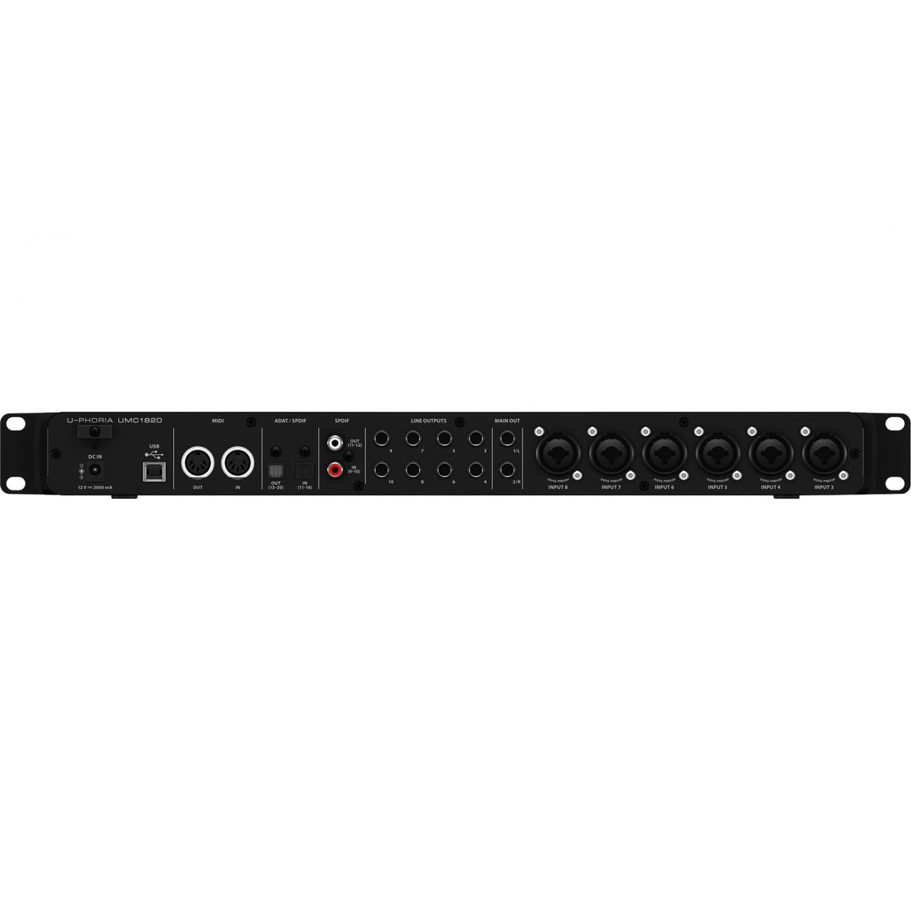 Interface De Audio Behringer Umc1820 Interfaz De Sonido Usb