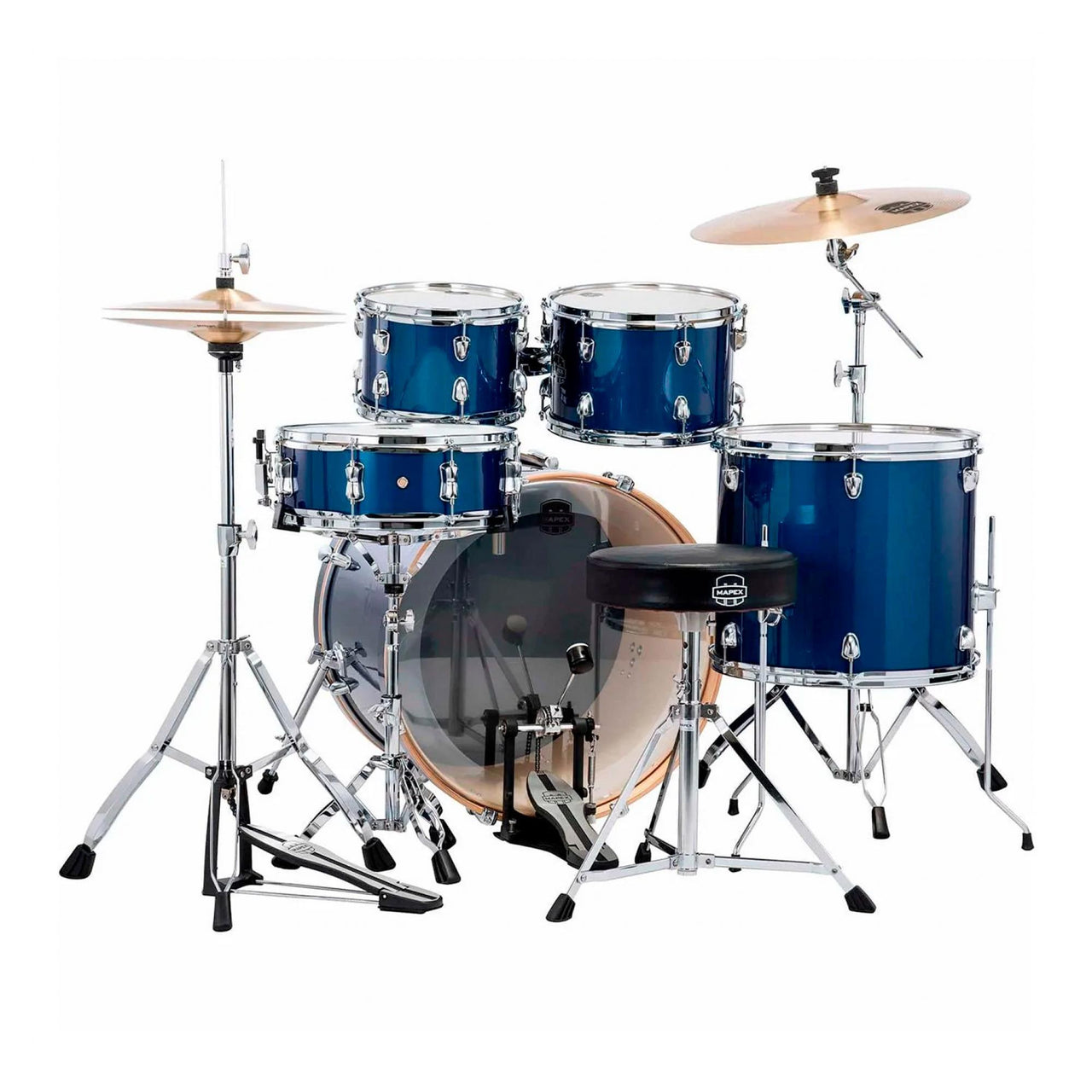 Bateria Mapex Ve5294ftc-vi Venus 5 Piezas 22 Pulgadas Blue Sky Sparkle