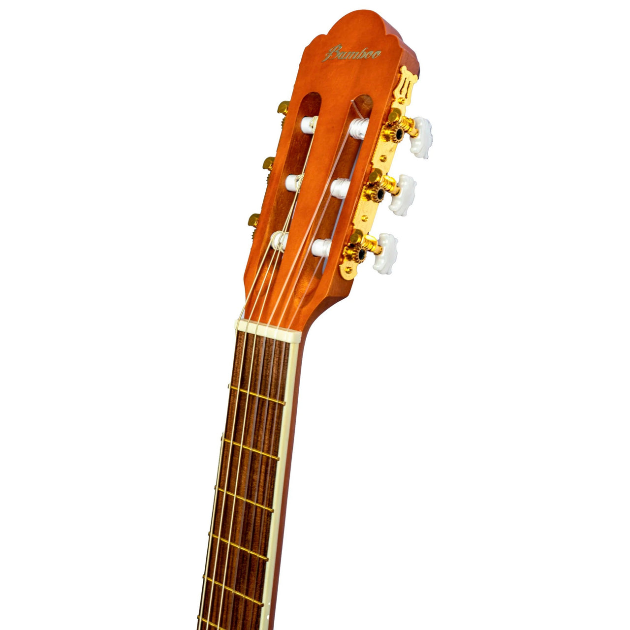 Guitarra Acustica Bamboo Gc-36-feline Con Funda 36 Pulgadas