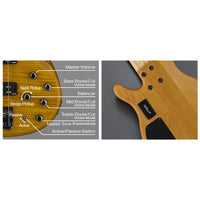 Thumbnail for bajo electrico yamaha 4cdas activo, trbx604fmam