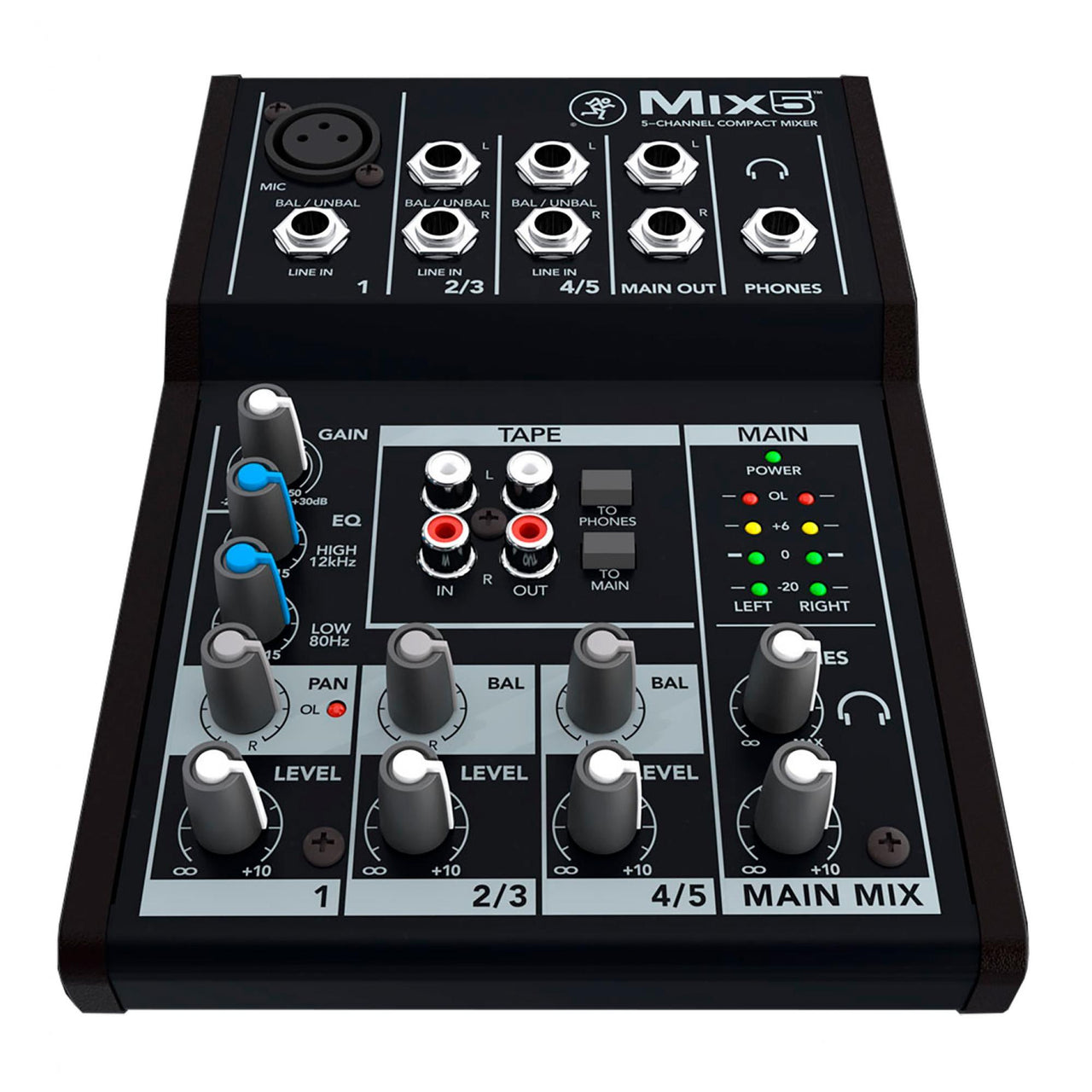 Mezcladora Mackie Mix5 Compacta 5 Canales