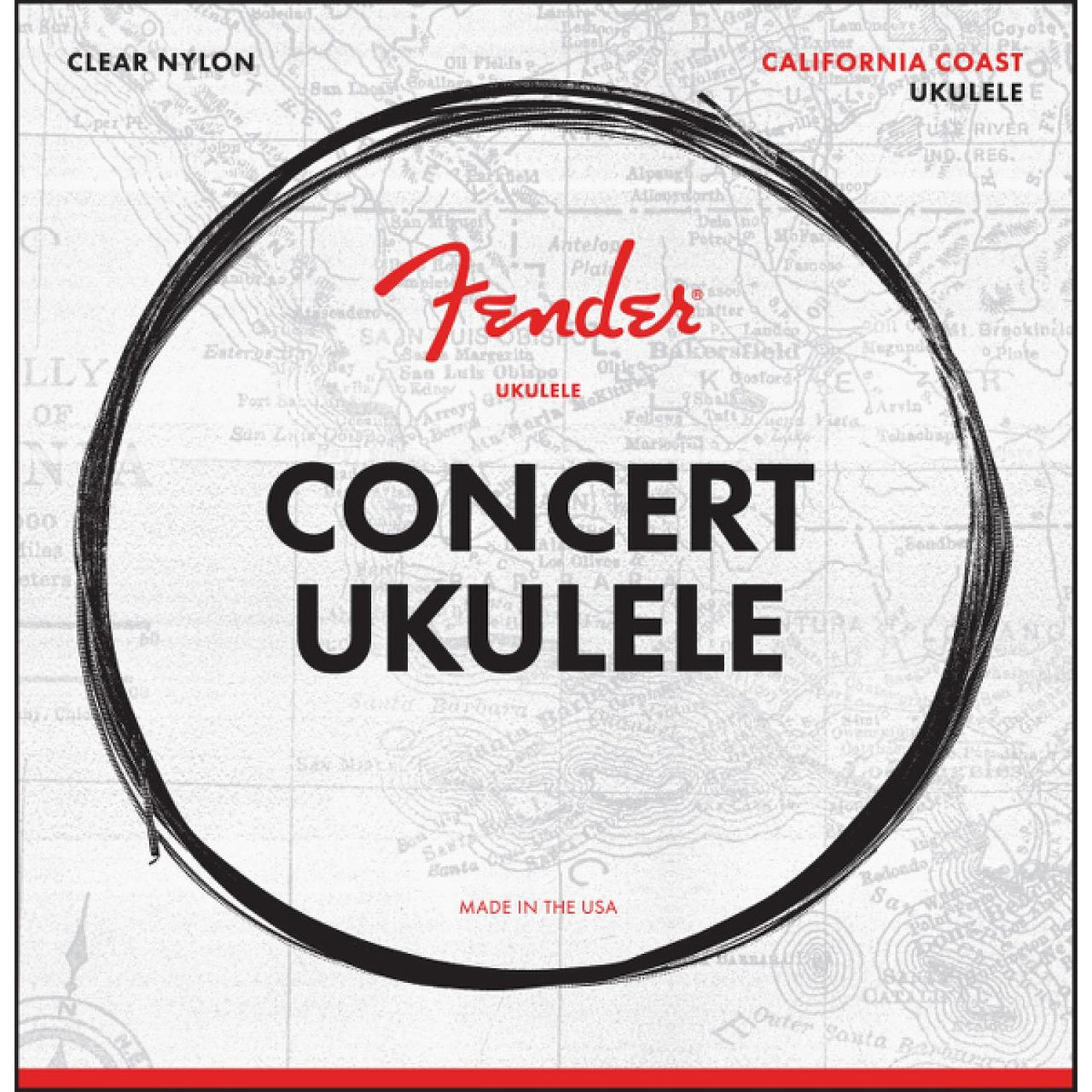 Encordadura Fender P/Ukulele Concert, 0730090403