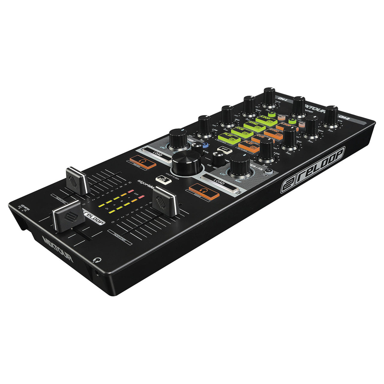 Controlador Reloop, Mixtour DJ Algoriddim elegante y potente