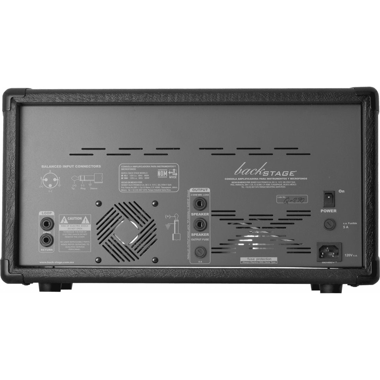 Consola Mezcladora Back-Stage Para Micrófonos 10 Canales 10m4 Usb