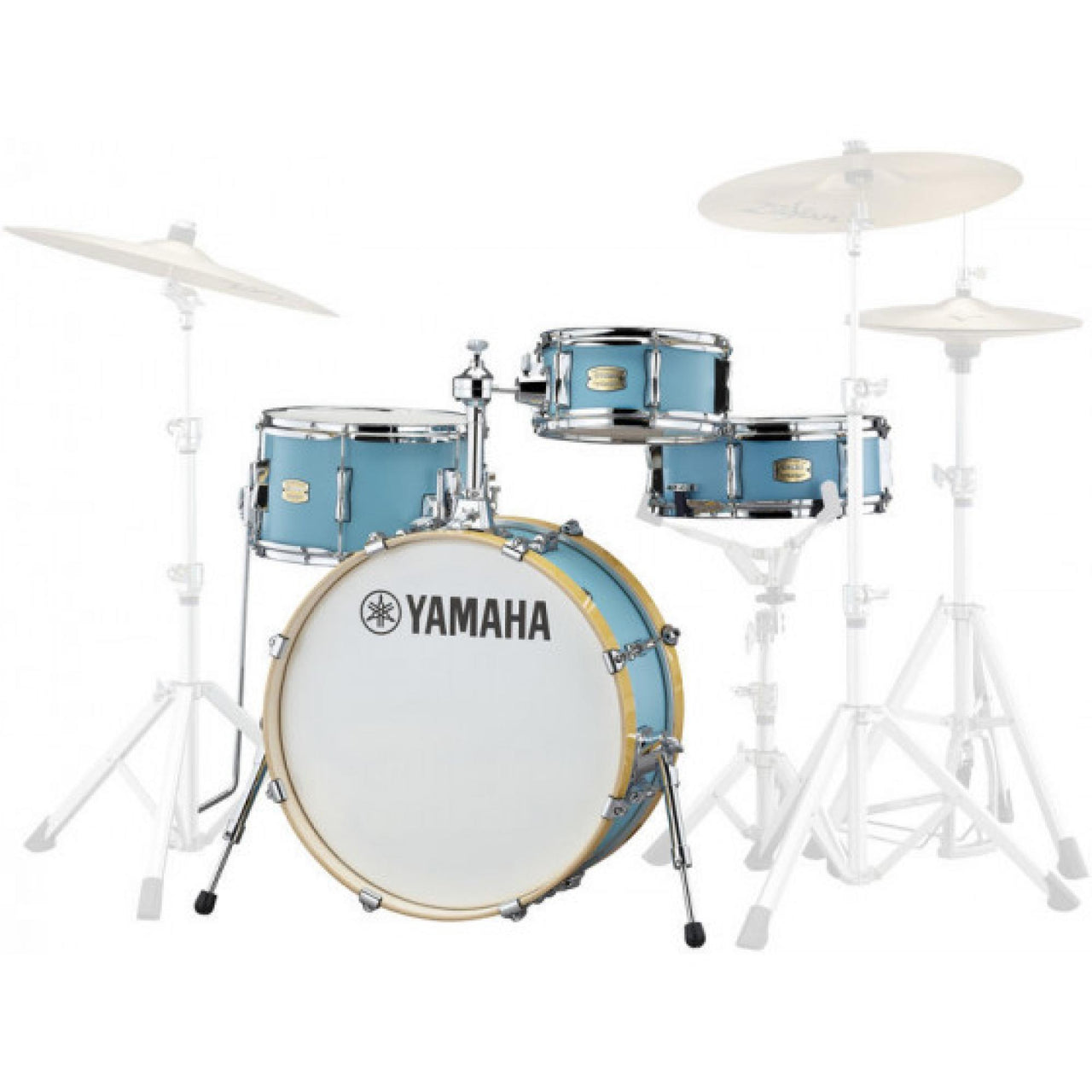 Bateria Yamaha Stage Custom Matte Surf Green, Sbp0f4hmsg
