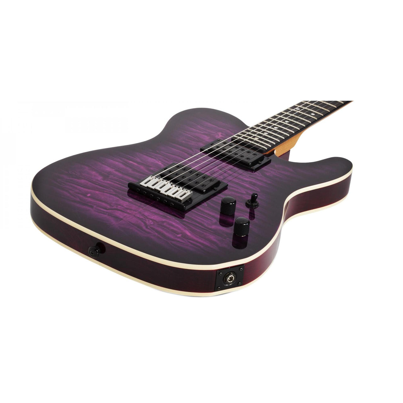 Guitarra Electrica Schecter Pt Pro-ebony Purpura