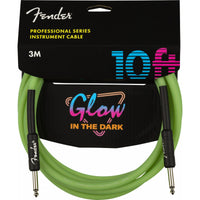 Thumbnail for Cable Fender Profesional Glow In Dark Cbl Para Guitarra Green 3 Metros 0990810119