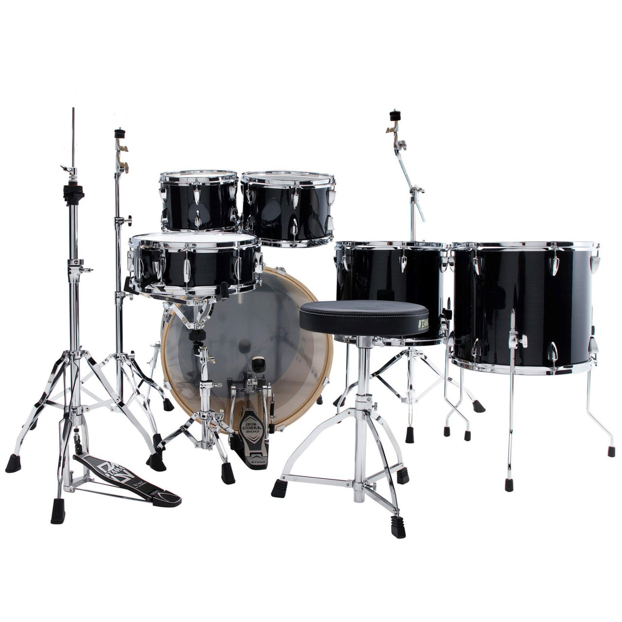 Bateria Tama Ip62h6w-hbk Imperialstar 6 Piezas Negro Rayado