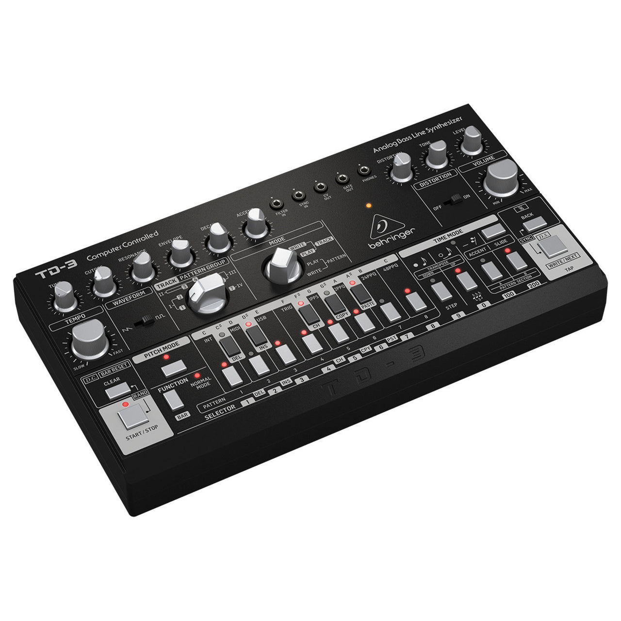 Sintetizador Behringer Td-3-bk Bass Line Análogo Secuenciador De 6 pasos