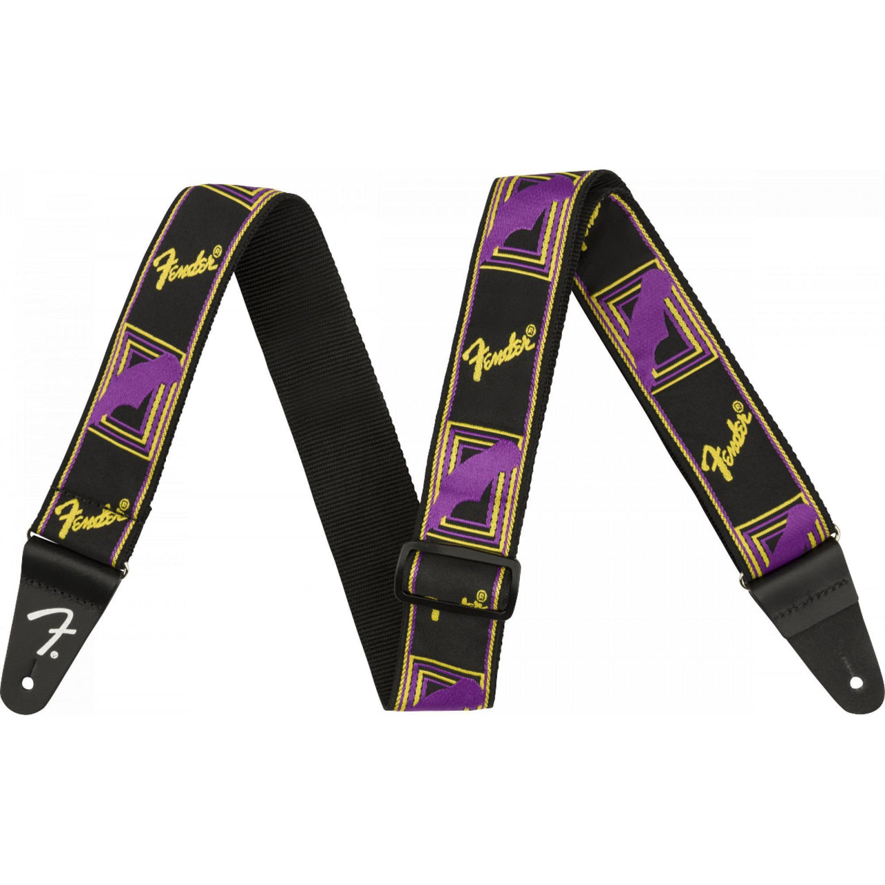 Thaly Fender Neon Monogrammed Strap Prpl/ylw, 0990681306