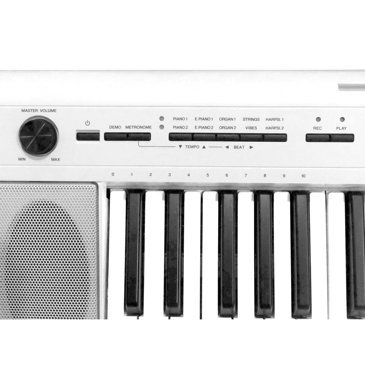 Piano Digital Yamaha Ligero 61 Teclas C/adap Pa130 Blanco, Np12whset