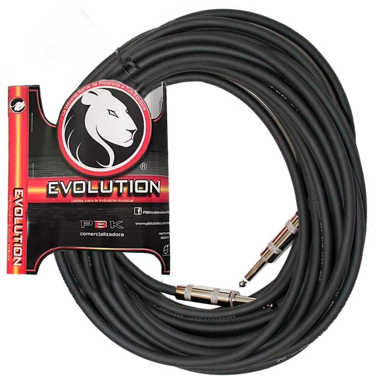 Cable Evolution E18pp-20 Plug A Plug Para Bafle  20 Metros